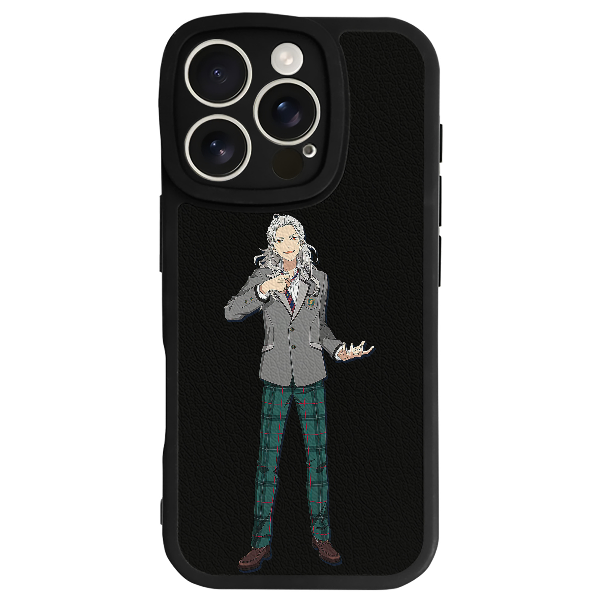 （画像用） あんさんぶるスターズ! Ensemble Stars 【iPhone 16シリーズ対応】シリコンスマホケース（レザー調） 材質：シリコン